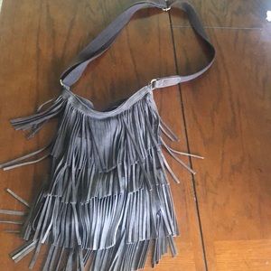American Eagle fringe satchel